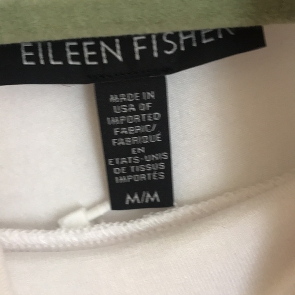 Eileen Fisher White Turtleneck Top - Picture 2 of 5